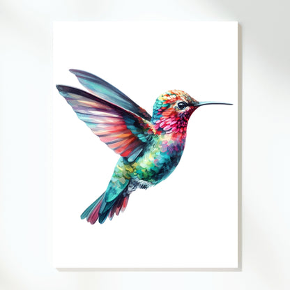 Hummingbird Wall Art Canvas Print