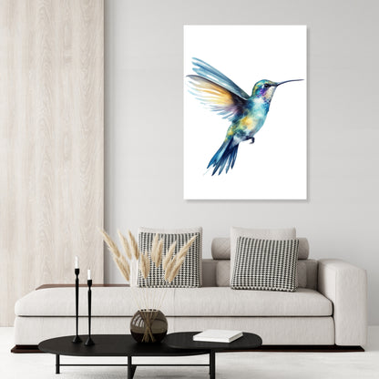 Hummingbird Love Wall Art Canvas Print