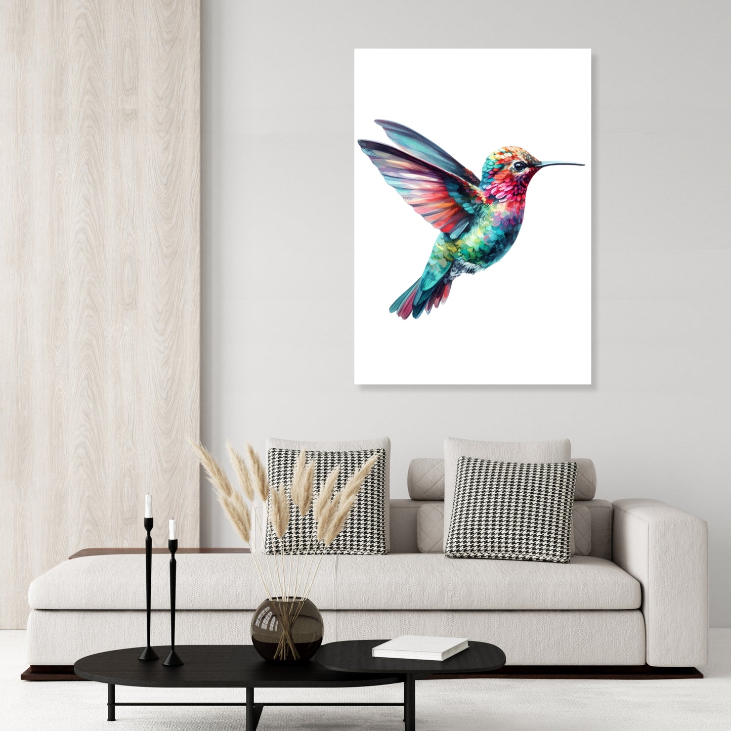 Hummingbird Wall Art Canvas Print