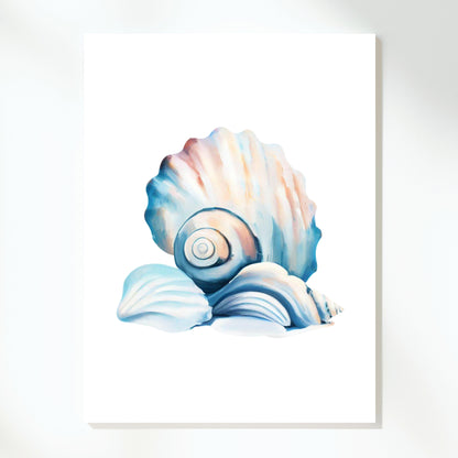 Island Seashells Wall Art Canvas Print