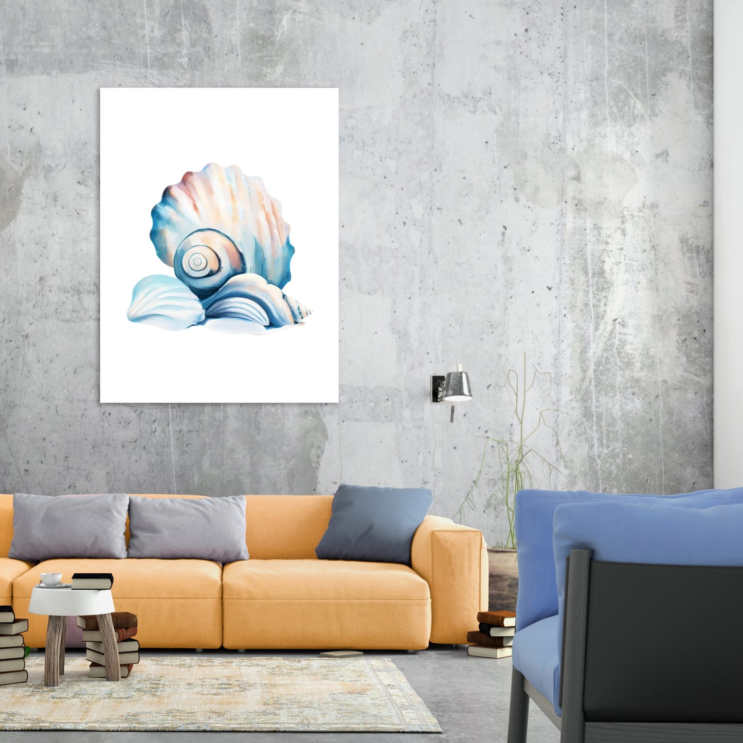 Island Seashells Wall Art Canvas Print