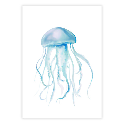 Jellyfish Beauty Wall Art Canvas Print