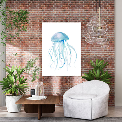 Jellyfish Beauty Wall Art Canvas Print