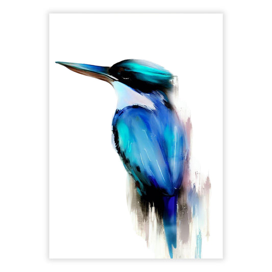 Kingfisher's Lullaby Wall Art Canvas Print