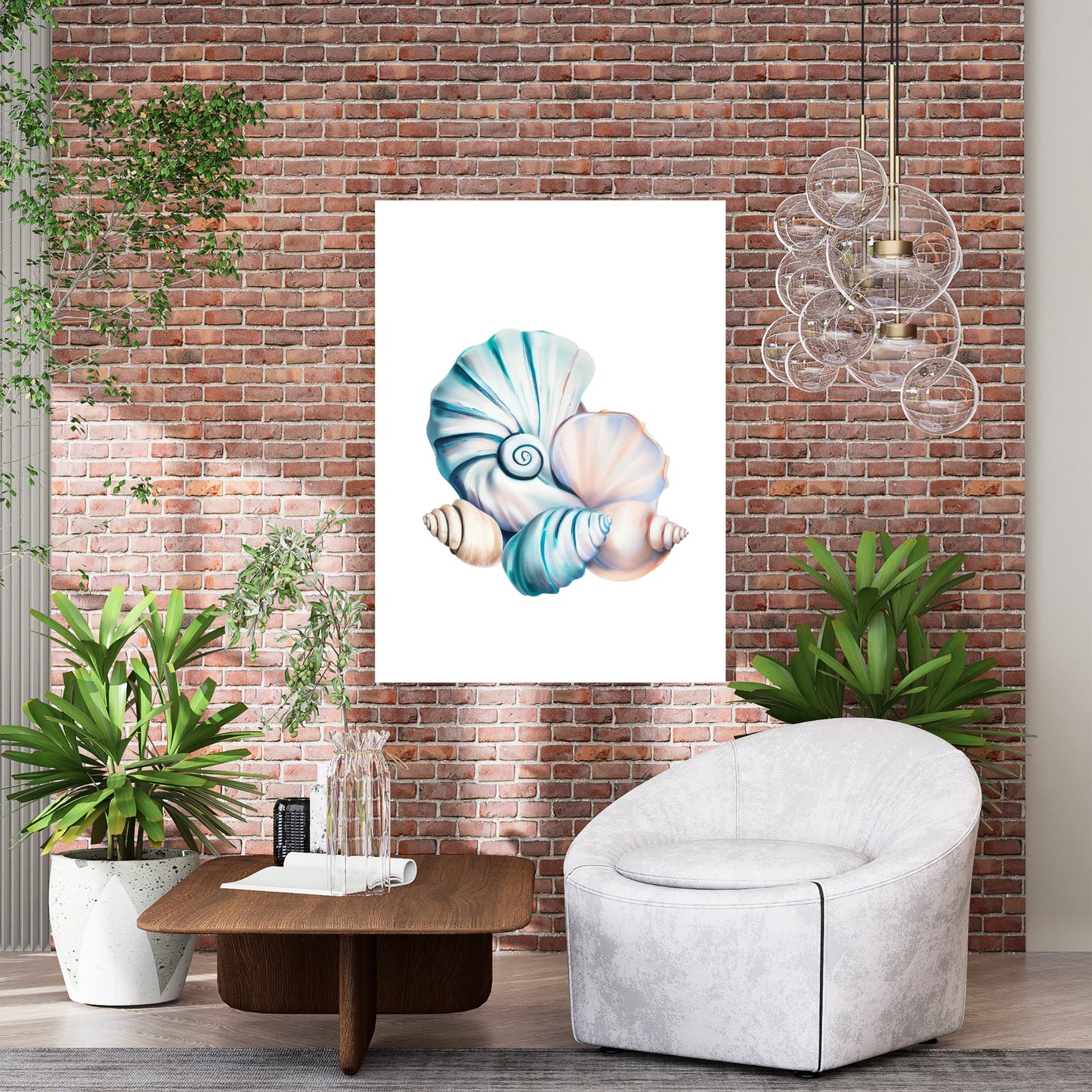 Mystic Seashells Wall Art Canvas Print