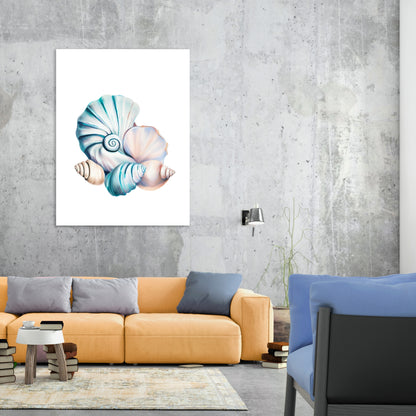 Mystic Seashells Wall Art Canvas Print