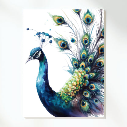 Peacock Wall Art Canvas Print