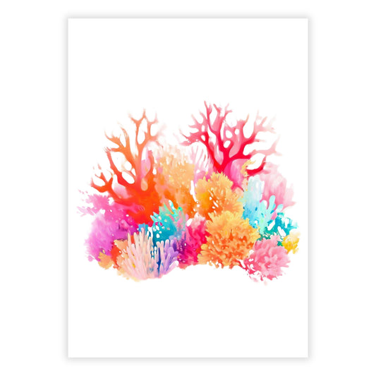 Sea Coral Beauty Wall Art Canvas Print