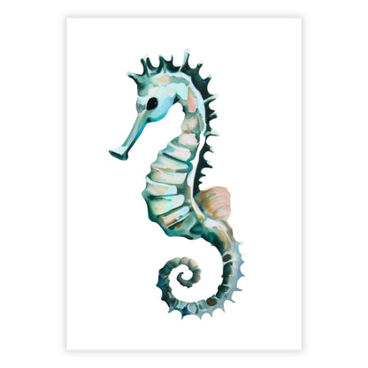 Seahorse Life Wall Art Canvas Print