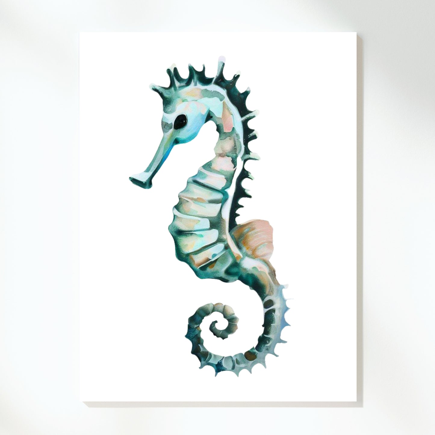 Seahorse Life Wall Art Canvas Print