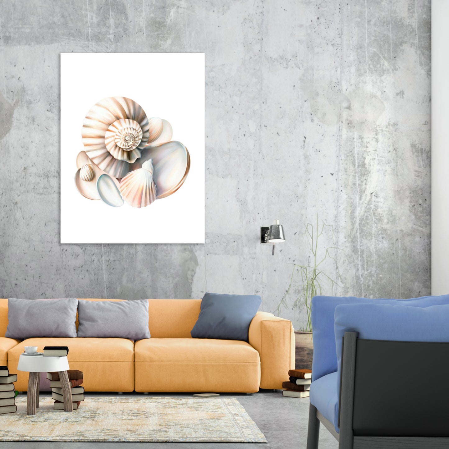 Seashell Sonata Wall Art Canvas Print