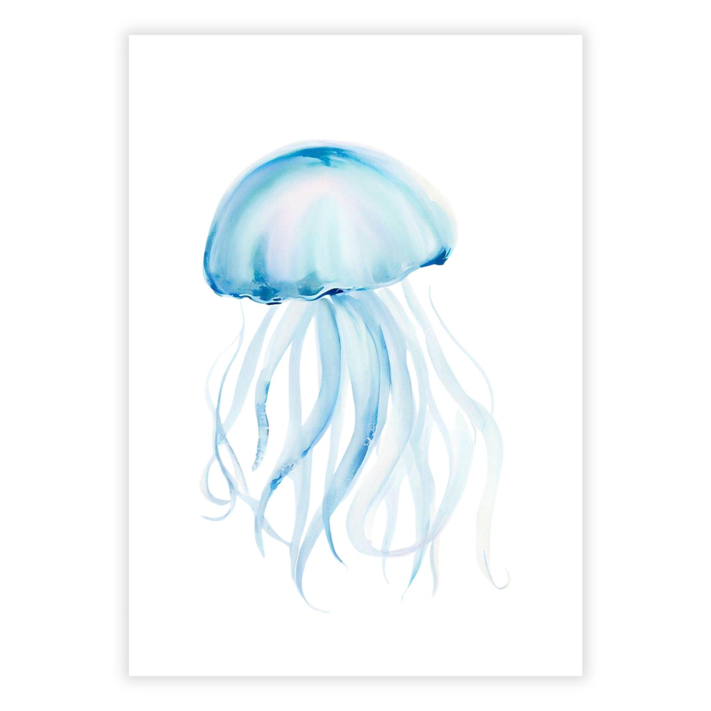 Jellyfish Tides Wall Art Canvas Print