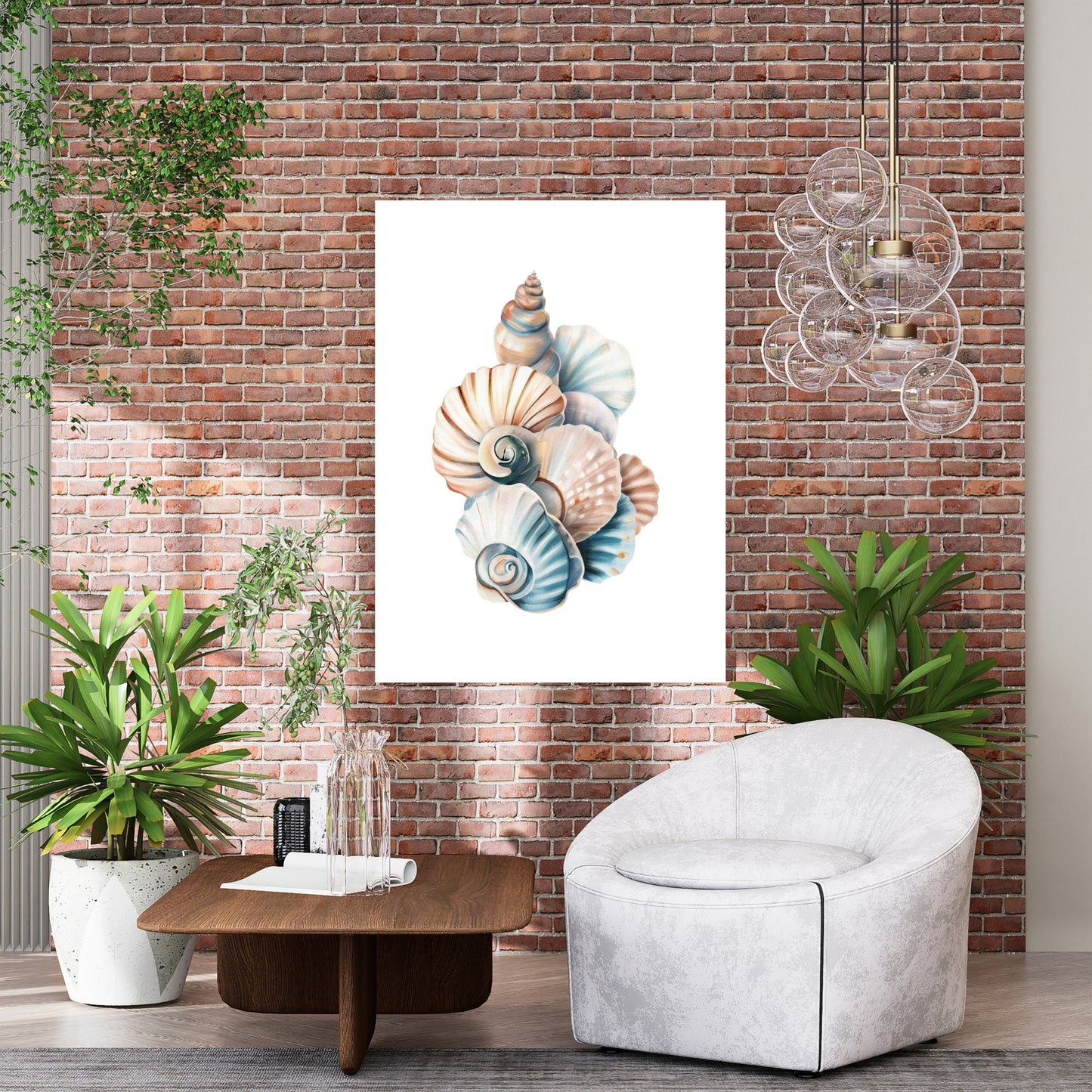 Tide's Treasures Wall Art Canvas Print