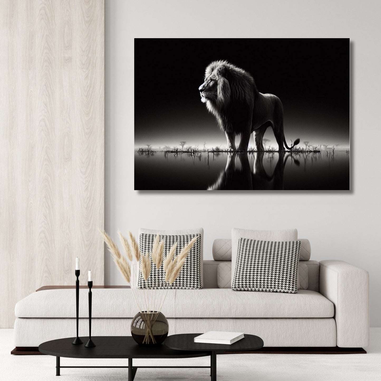 Lion's Domain Animal Kingdom Wall Art Canvas Print