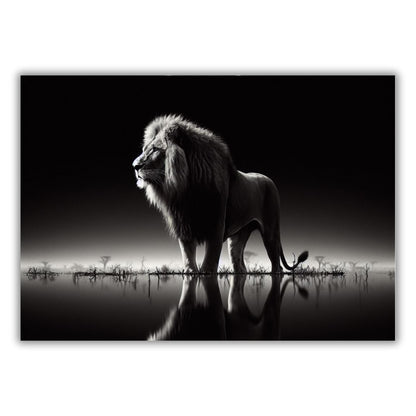 Lion's Domain Animal Kingdom Wall Art Canvas Print