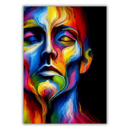 Luminous Male Wall Art Canvas Print