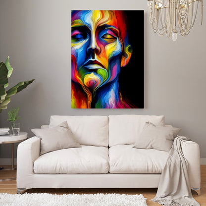 Luminous Male Wall Art Canvas Print