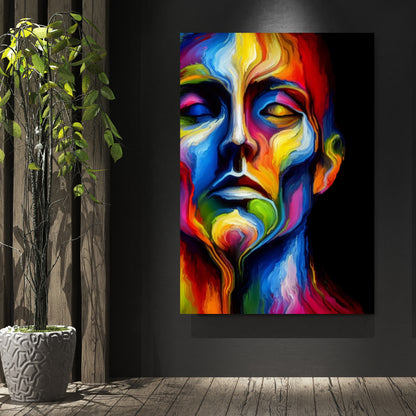 Luminous Male Wall Art Canvas Print