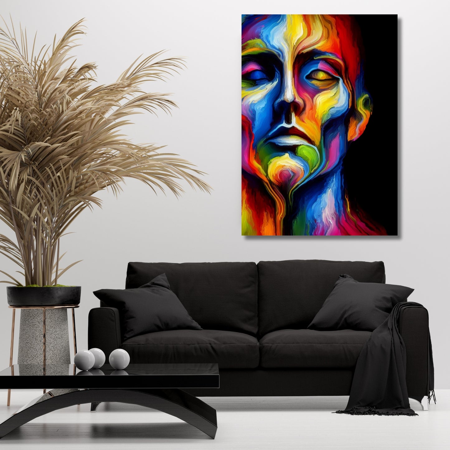 Luminous Male Wall Art Canvas Print