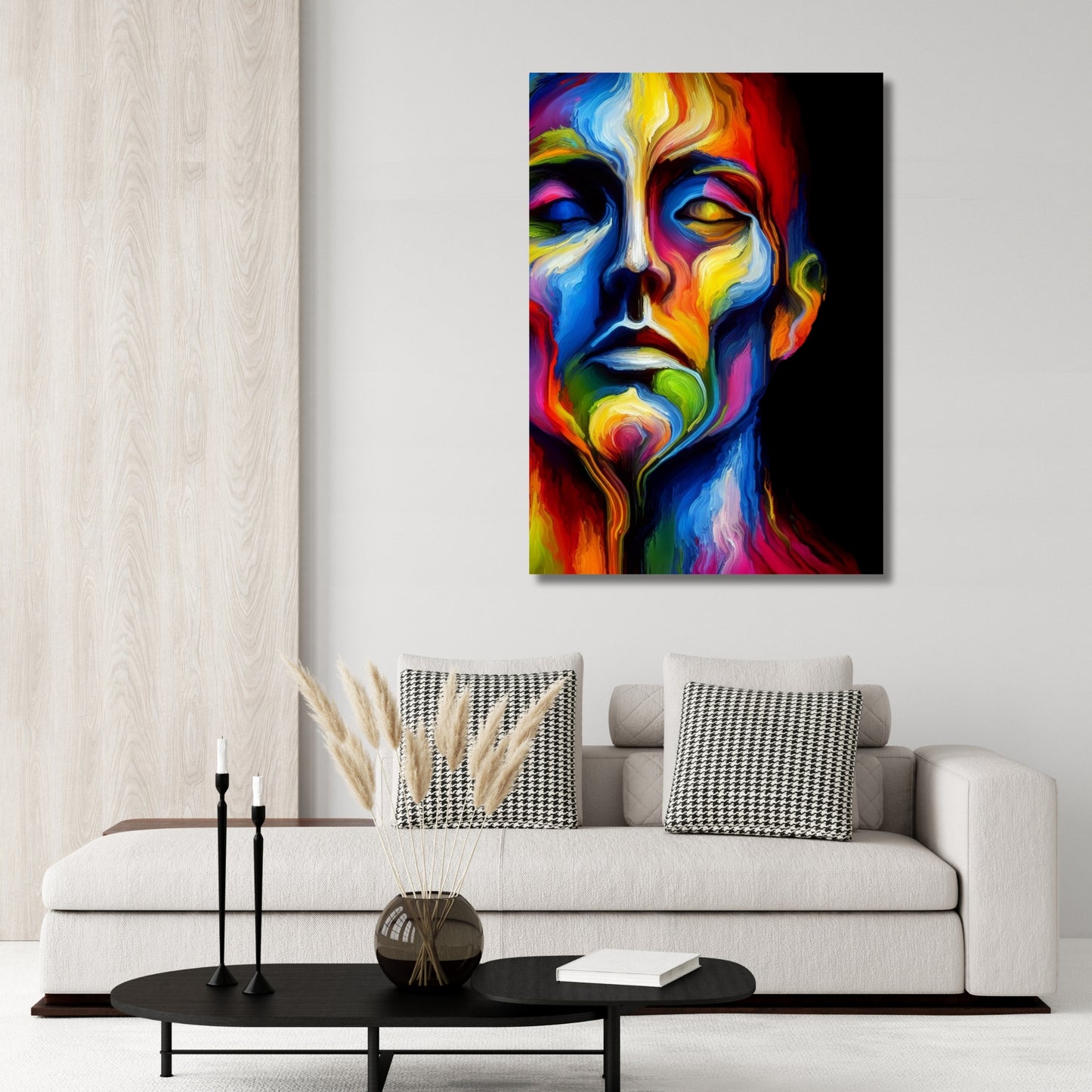 Luminous Male Wall Art Canvas Print