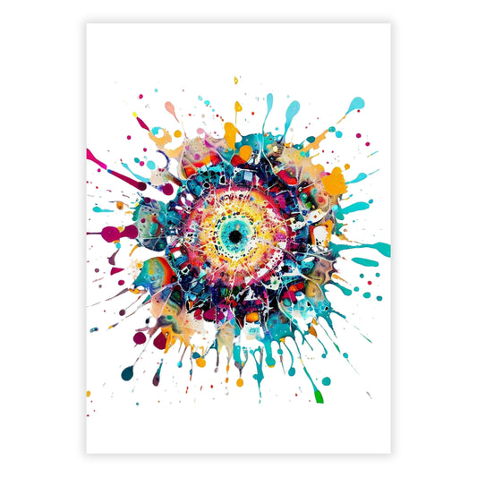 Mandala Love Wall Art Canvas Print