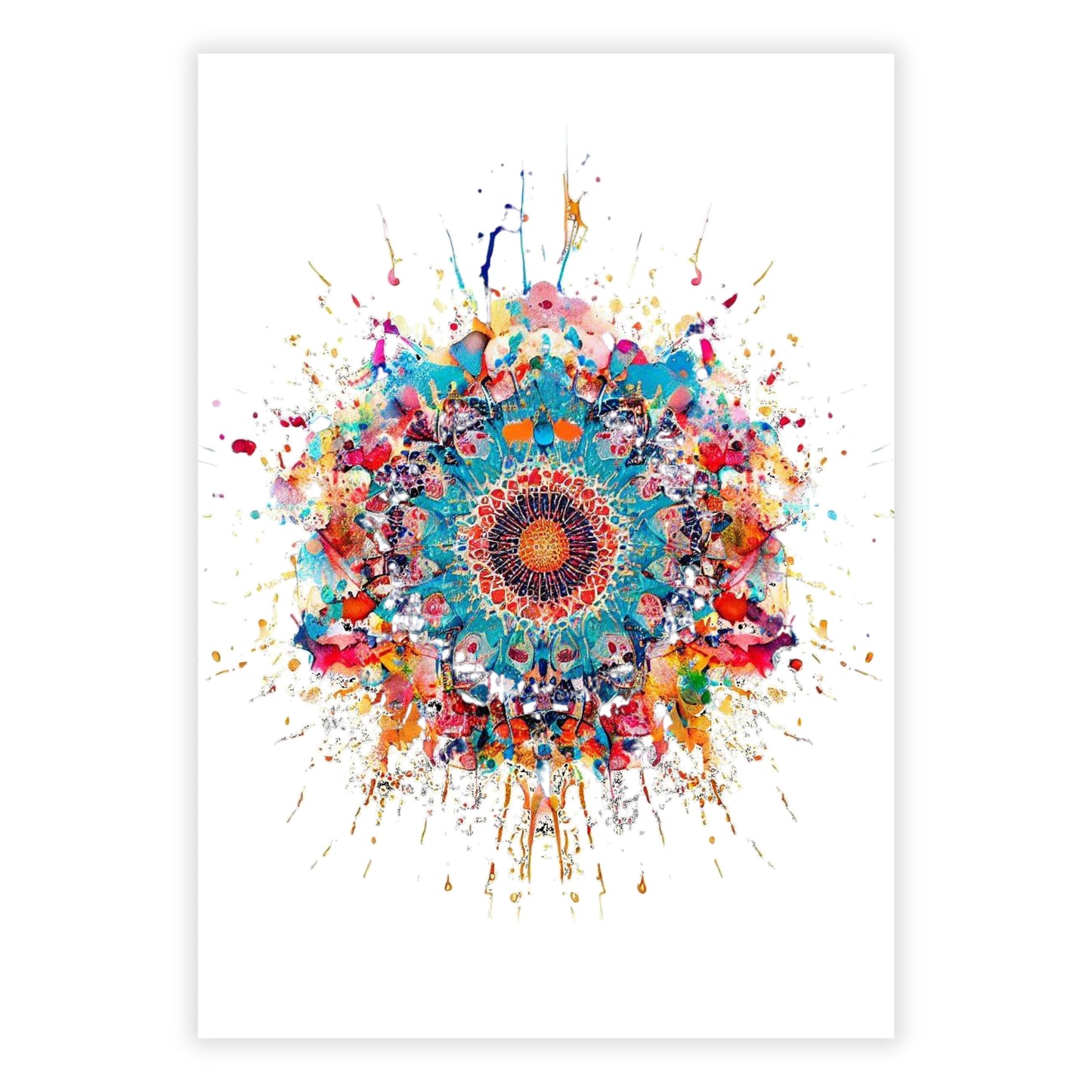 Mandala Calm Wall Art Canvas Print