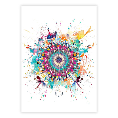 Mandala Boho Wall Art Canvas Print