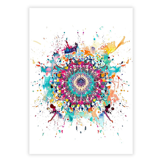 Mandala Boho Wall Art Canvas Print