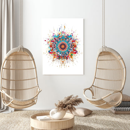 Mandala Calm Wall Art Canvas Print