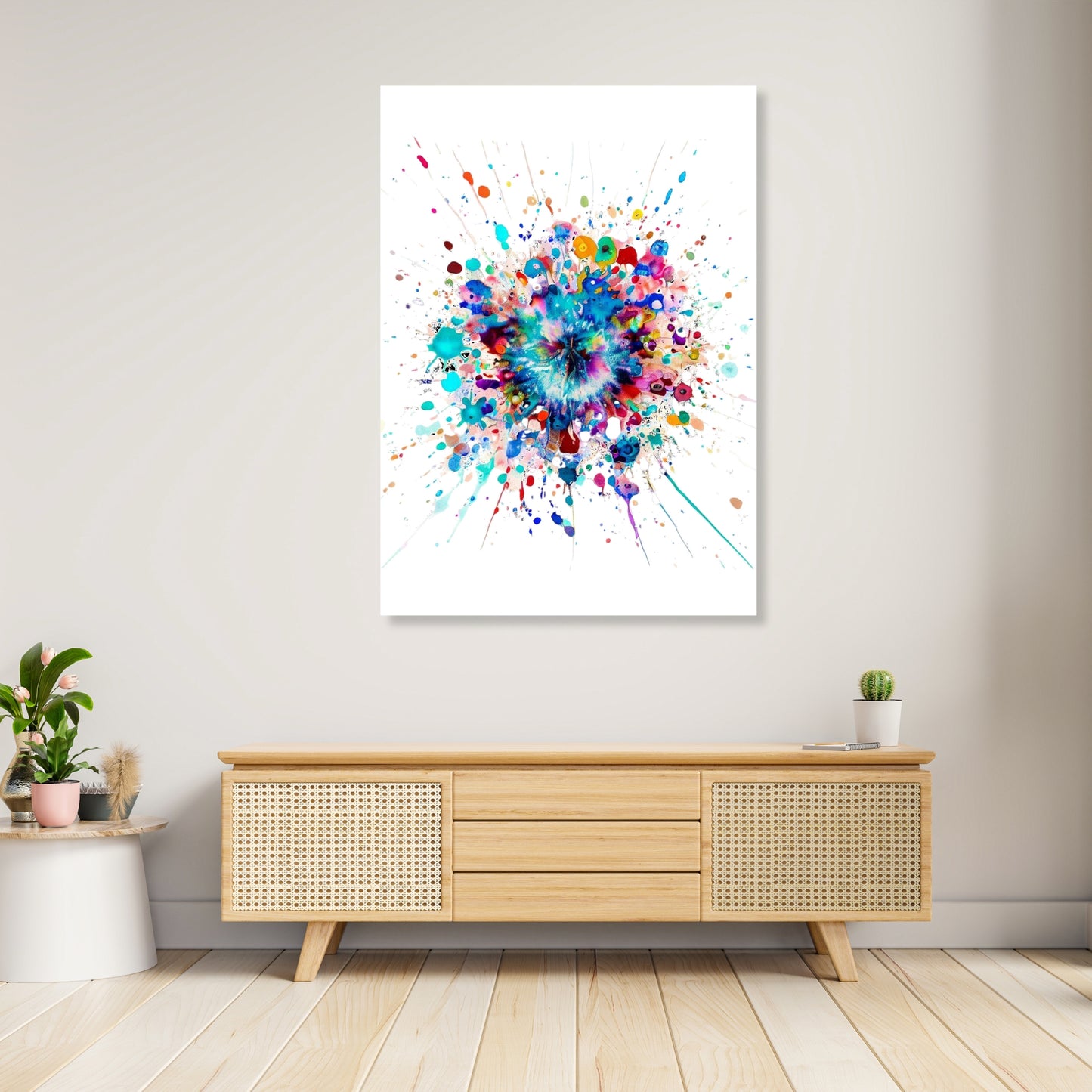 Mandala of Colour Wall Art Canvas Print