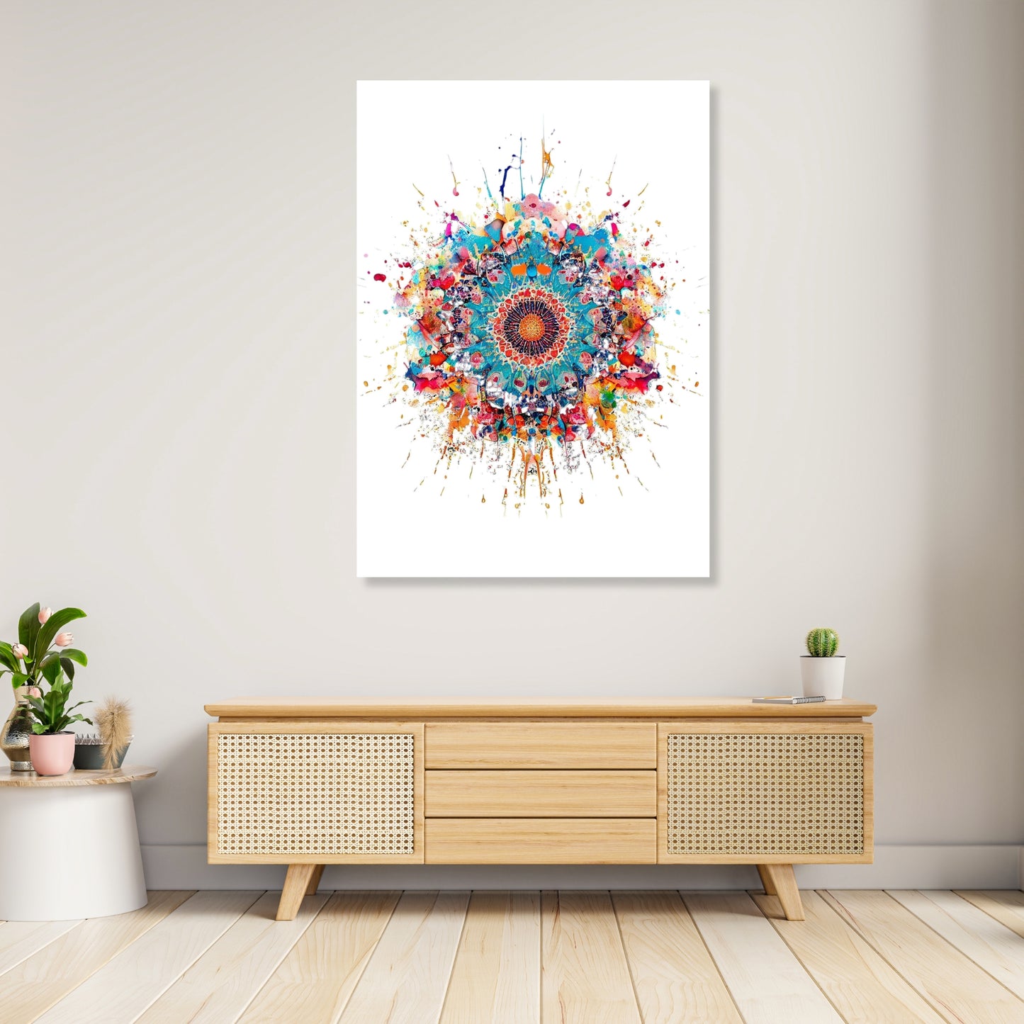 Mandala Calm Wall Art Canvas Print