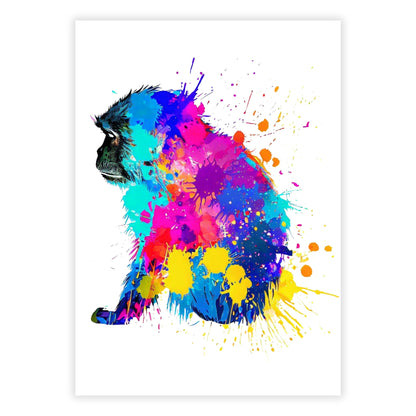 Marmoset Monkey Wall Art Canvas Print