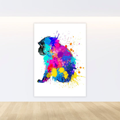 Marmoset Monkey Wall Art Canvas Print