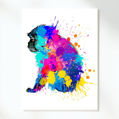 Marmoset Monkey Wall Art Canvas Print