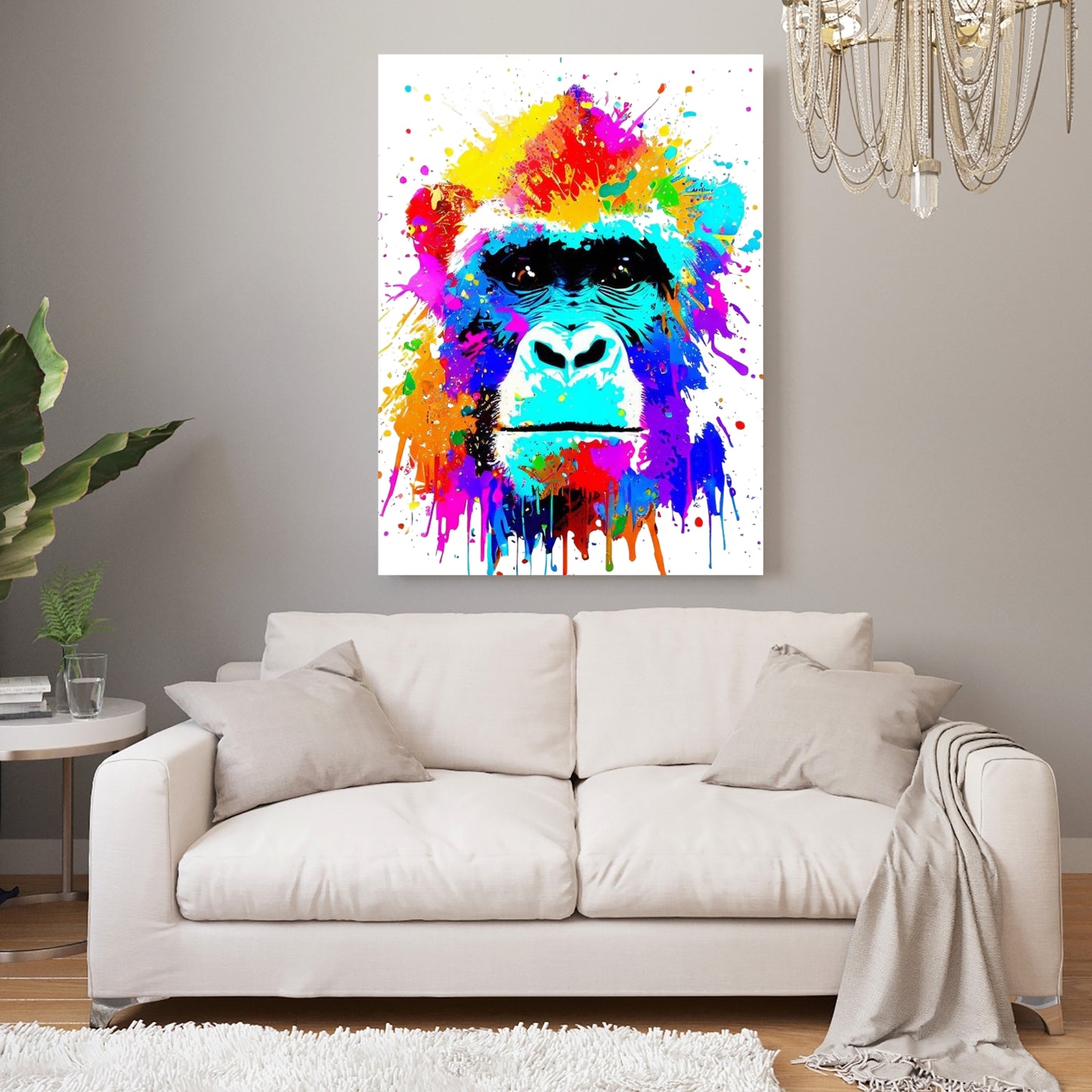 Monkey Business Wall Art Canvas Print