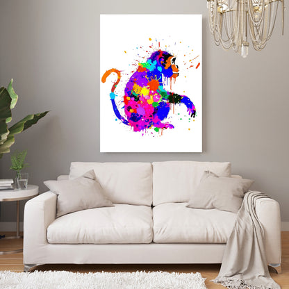 Cheeky Monkey Wall Art Canvas Print