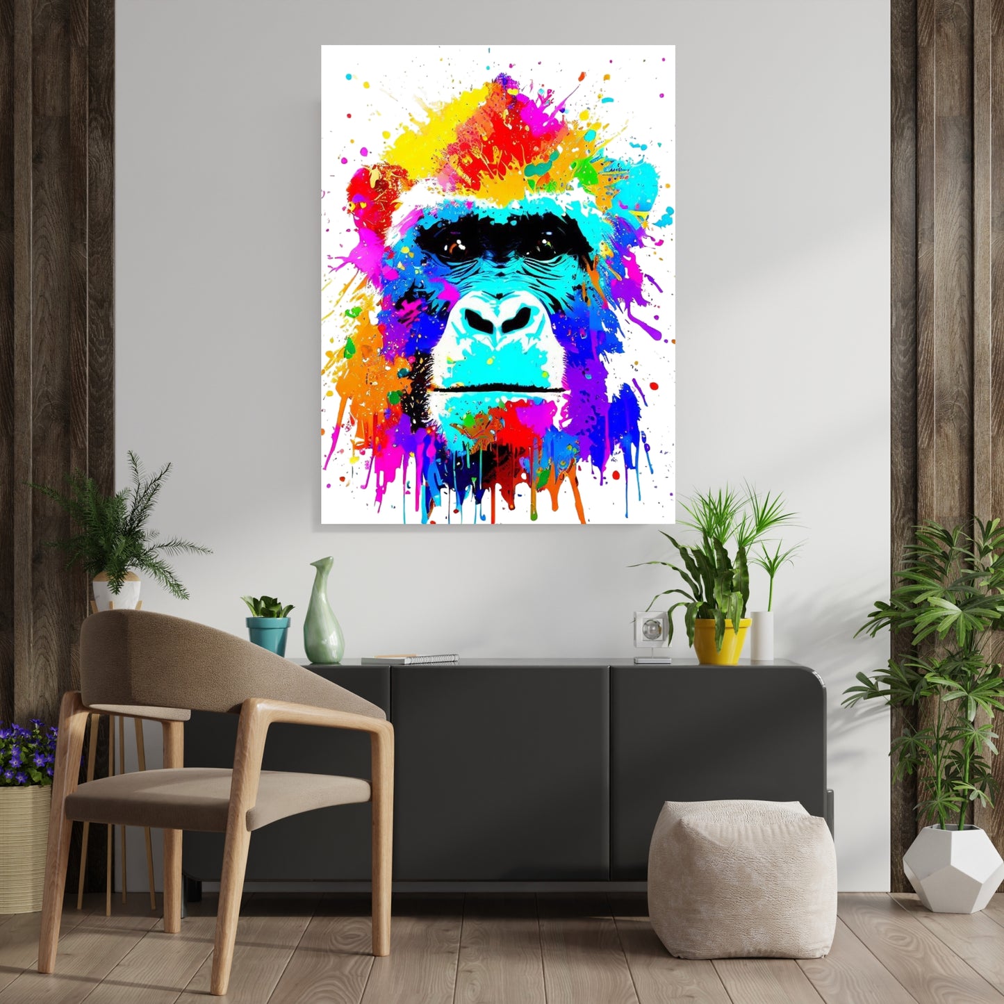 Monkey Business Wall Art Canvas Print