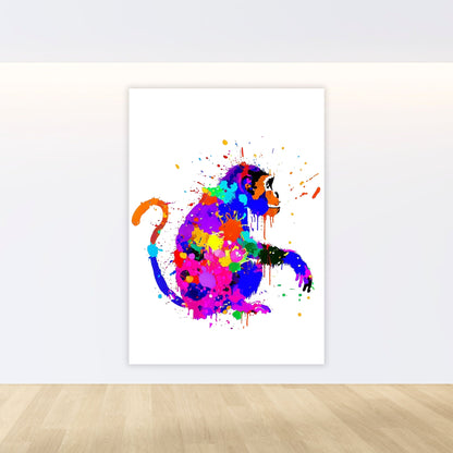 Cheeky Monkey Wall Art Canvas Print