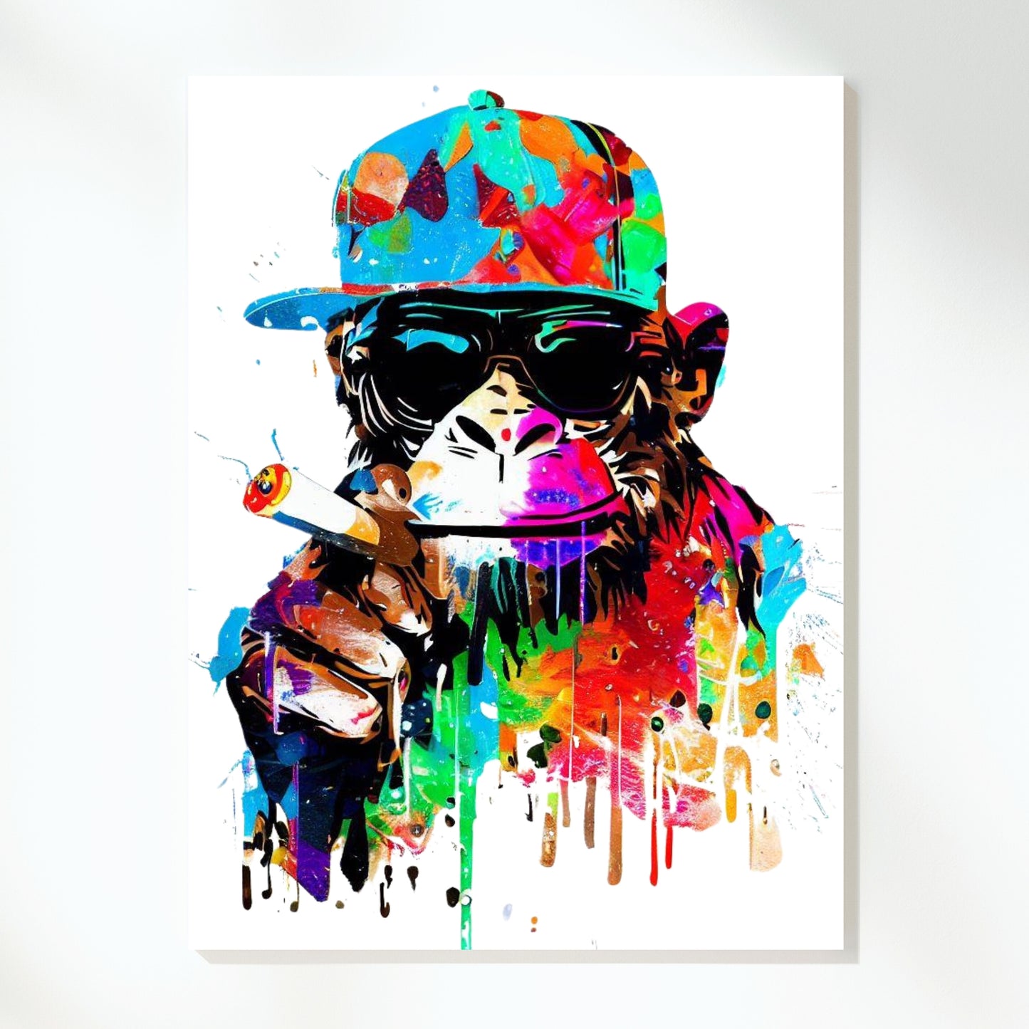 Monkey Baller Wall Art Canvas Print