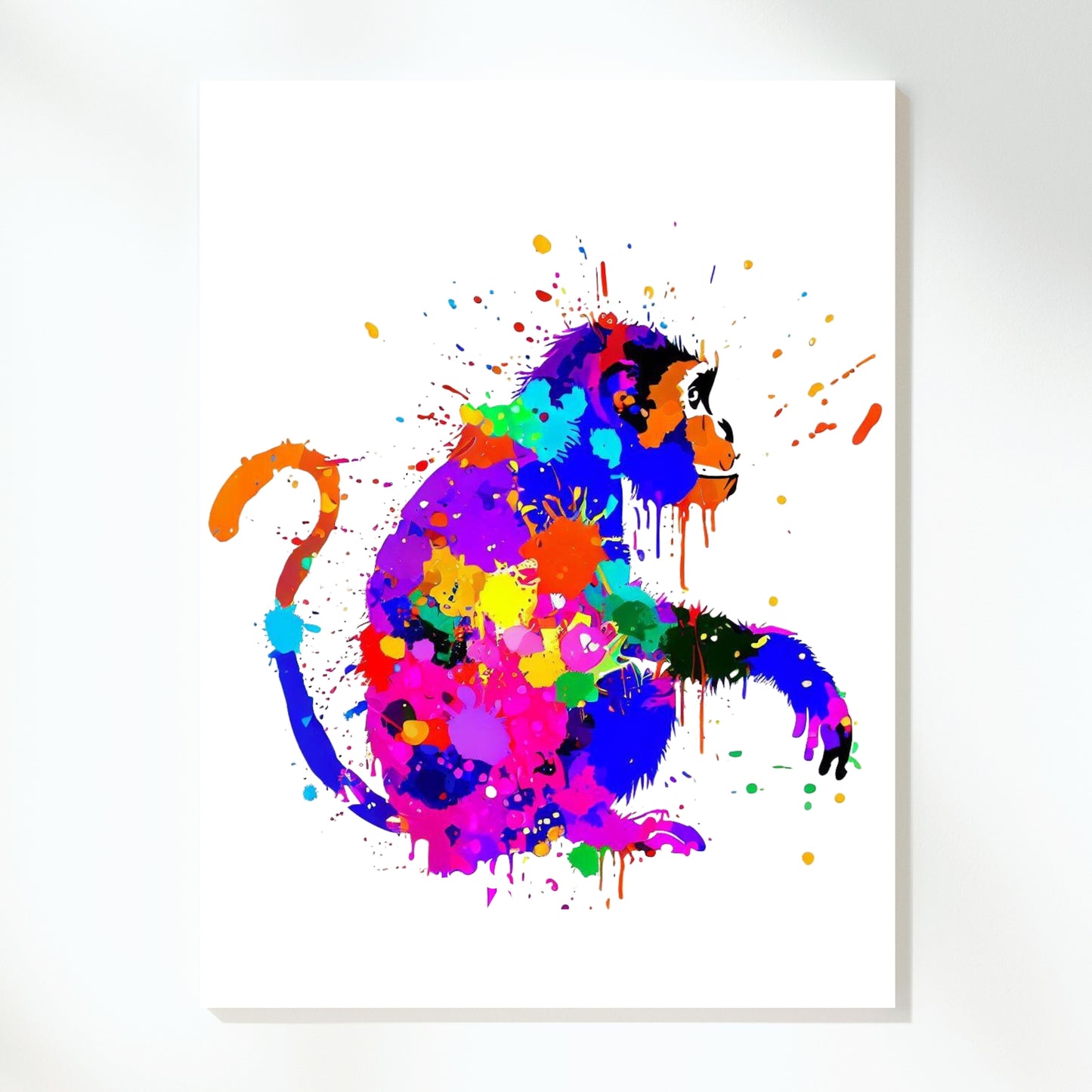 Cheeky Monkey Wall Art Canvas Print