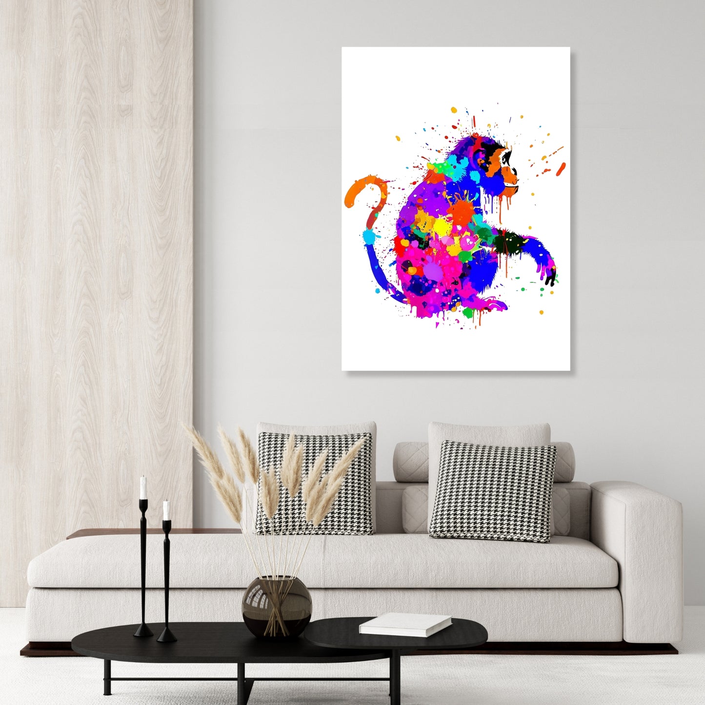 Cheeky Monkey Wall Art Canvas Print