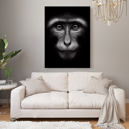 Monkey Love Animal Kingdom Wall Art Canvas Print