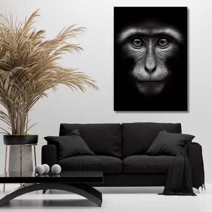 Monkey Love Animal Kingdom Wall Art Canvas Print