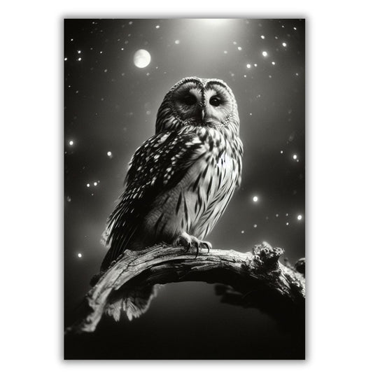 Night Owl Animal Kingdom Wall Art Canvas Print