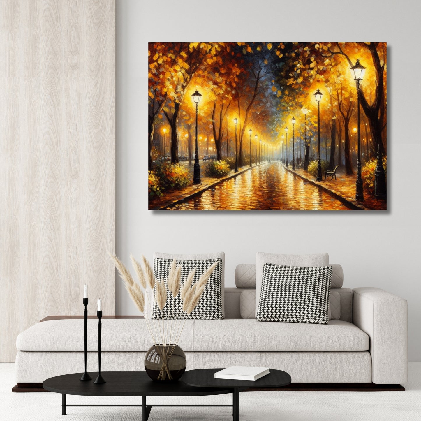 Night Walk Wall Art Canvas Print