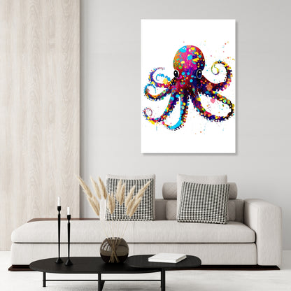 Ozzy Octopus Wall Art Canvas Print