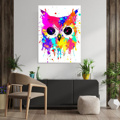 Night Owl Wall Art Canvas Print