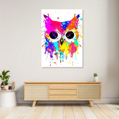 Night Owl Wall Art Canvas Print