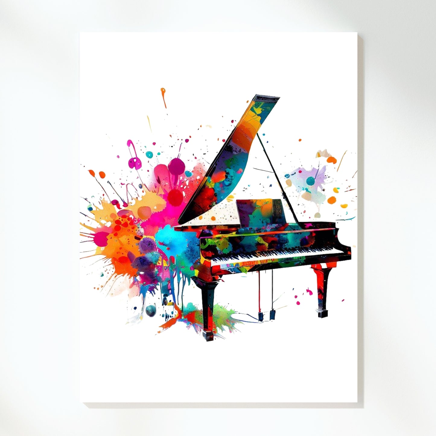 Piano Wall Art Canvas Print