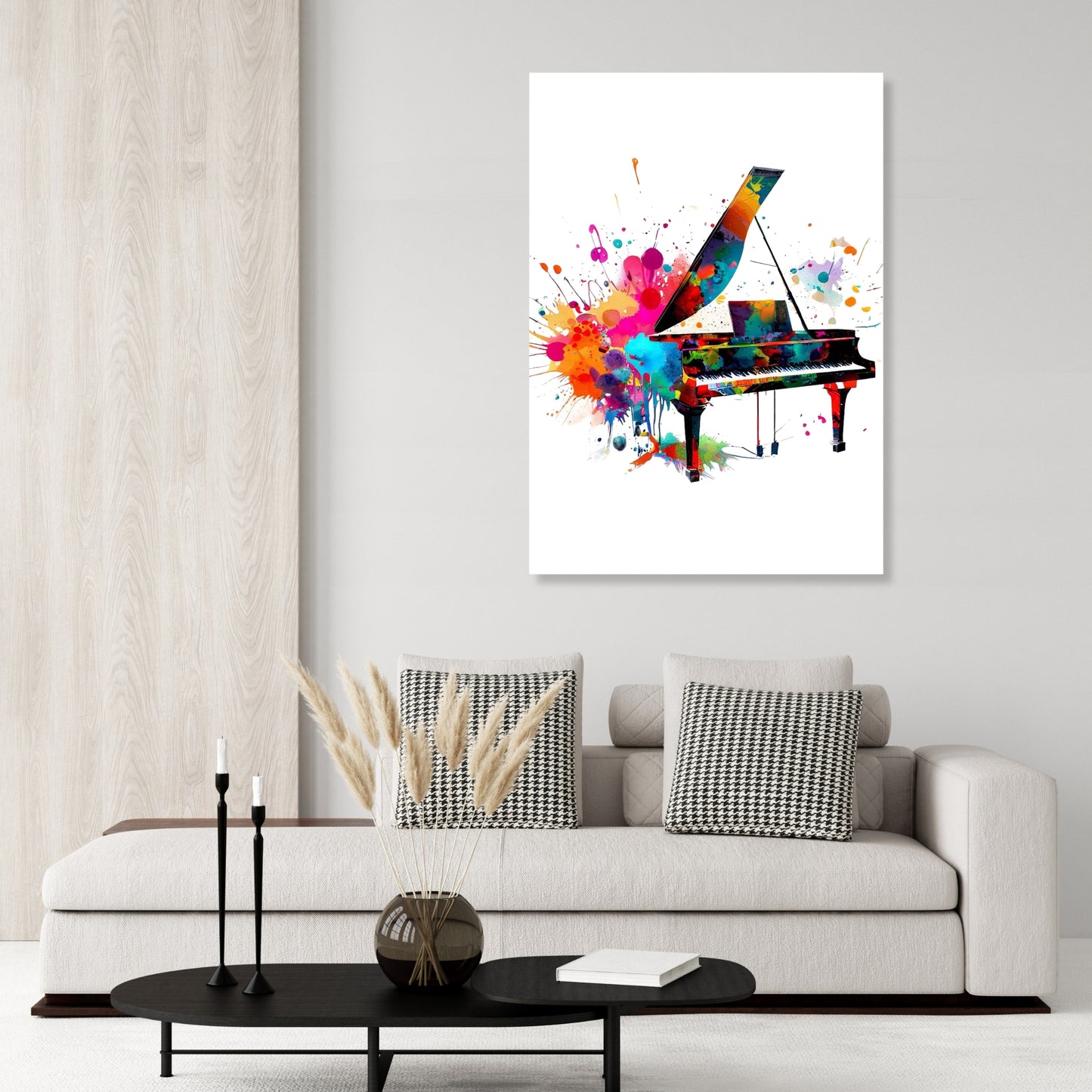 Piano Wall Art Canvas Print